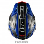 Casco HEBO ZONE 4 CARBON BLUE